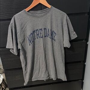 Notre Dame Gray Graphic Tee